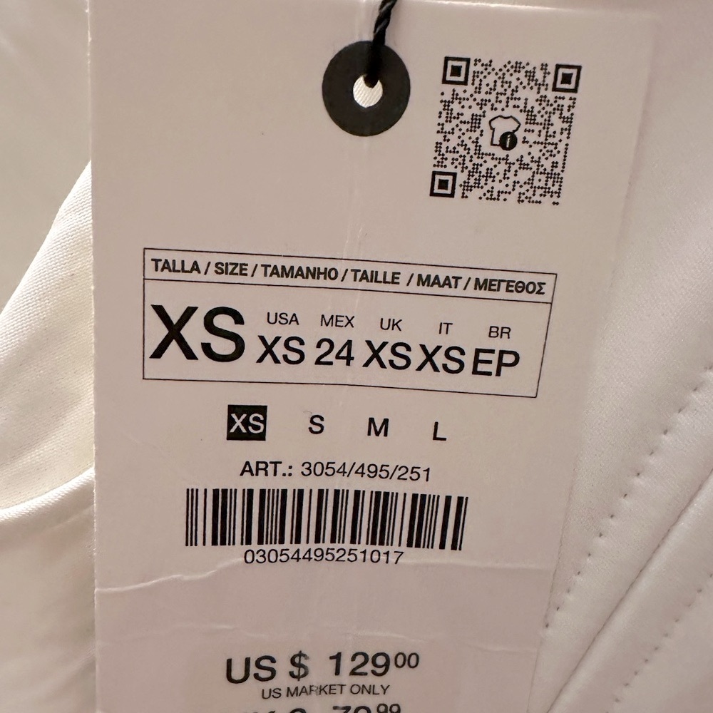 NWT ZARA VOLUMINOUS SHORT DRESS ZW COLLECTION - Picture 15 of 16